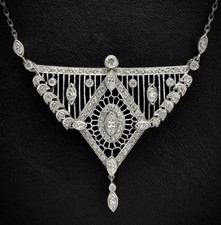 JUGENDSTIL DIAMANT PLATIN