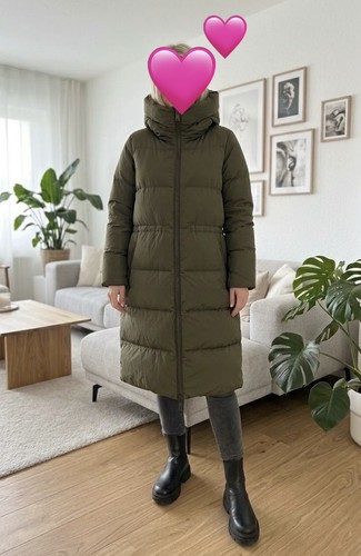 Woolrich langer daunenmantel - woolrich,