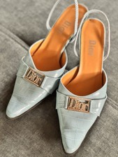 dior sandalen,Pantoletten Blau