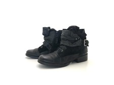 Sommerkind Damen Stiefel Stiefelette Ankle Boots Schwarz Gr. 41 (UK 7)