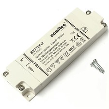 Elektronischer Halogen-Trafo SET70F SET70 F2  12V, 20-70 W dimmbar Lampen #002
