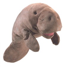 Seekuh  / Manatee von Folkmanis Puppets Handpuppe Plüsch (3177)