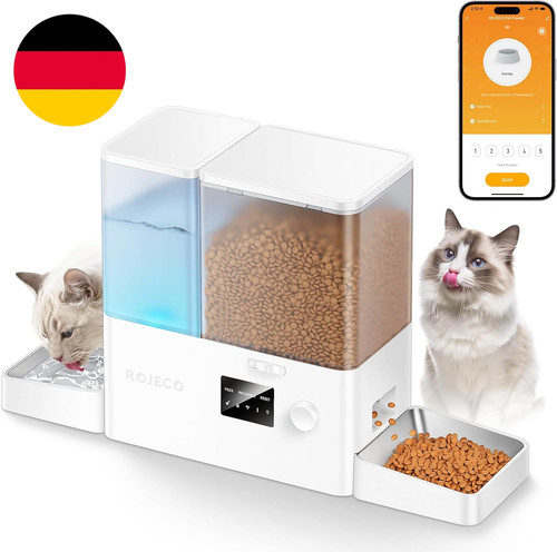 Rojeco futterautomat katze - futterautomat, und