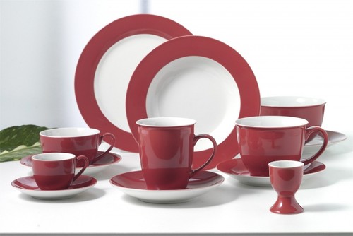 Eierbecher 6er set doppio - 6er, rot