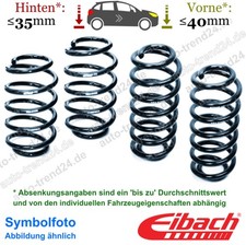 Tieferlegungsfedern 35-40mm & 30-35mm u.a.: VW Polo Coupé 80 86C Bj. 1985-1994