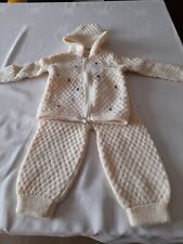 Vintage - Baby Strickanzug (Hose + Jacke) für ca. 6 Monate - 80er Jahre