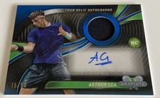 ?Tennis Card-Arthur Gea-Blue xx/50 Relic Autographs-Topps Graphite 2024??
