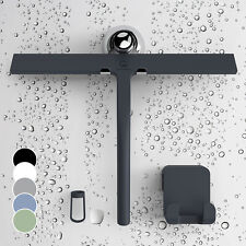 Duschabzieher Fenster Glas Reiniger 28 cm Silikon Edelstahlkern modern schwarz