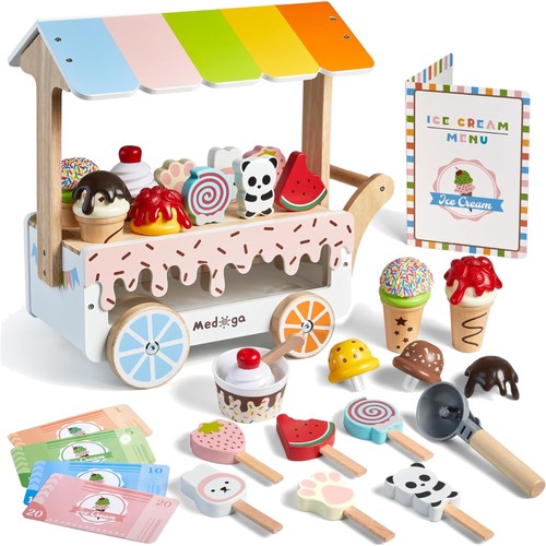 Holz eiswagen spielzeug - eiswagen,