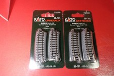 Kato   N   Unitrack  Gleise  2x curved track  kurz
