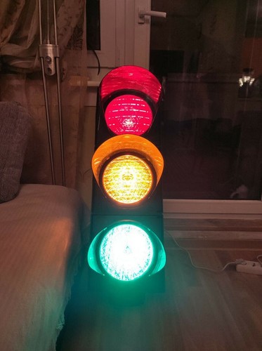 Led ampel mit fernbedienung - led,