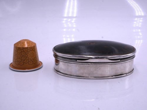 Seltene ovale tabakdose aus - seltene,