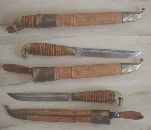 Altes finnen jagdmesser puukko - finnen,