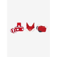 LeMieux Spielzeug Pony Weihnachtsset - Chilli - Grafter Boots, Fliegenhaube, Schabracke