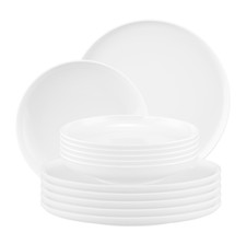 Seltmann Weiden Sento Speiseservice 12-teilig weiß Teller flach & tief Service