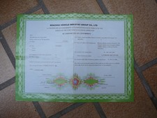 Benzhou YiYing YY50QT 6 Betriebserlaubnis von meinem verschrotteten Roller.