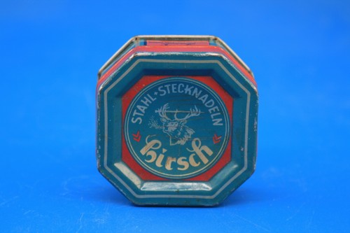 Vintage blechdose hirsch - vintage, „hirsch“