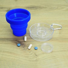 Silikon Trink Becher klappbar