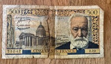 Seltene französische Banknote