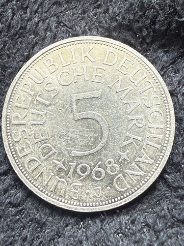 Deutsche mark münze - 5, 1968