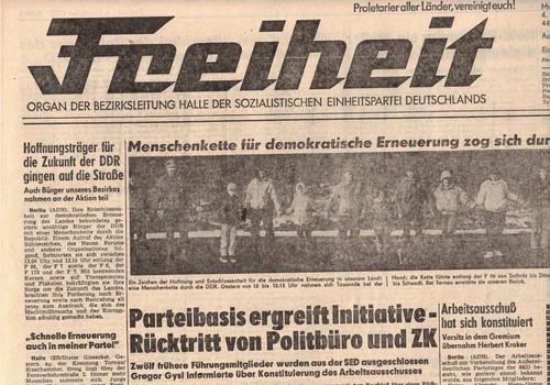 Ddr zeitung freiheit halle - ddr,