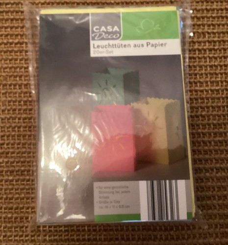 Leuchttüten aus papier casa - aus,