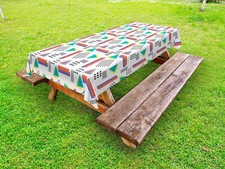 90s Outdoor Tischdecke Altes