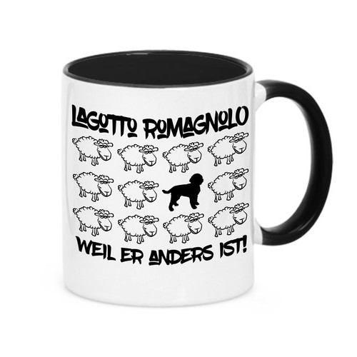 Tasse black sheep lagotto - sheep,