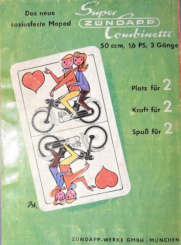 Combinette zündapp werbung - combinette,