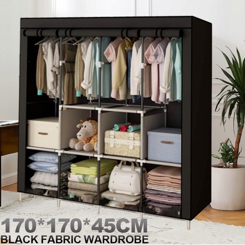 Mobiler textil kleiderschrank - textil,