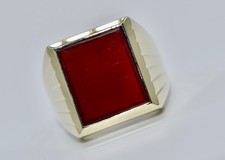 Siegel Ring Carneol in 585 /