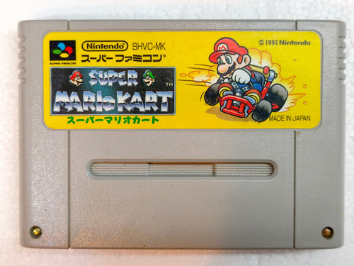 Snes sfc super mario kart - mario,