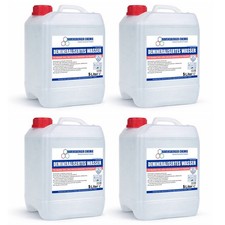 4x 5L Demineralisiertes Wasser
