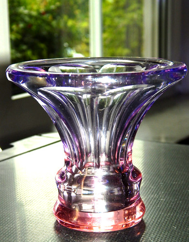 Vase glas umkreis moser - umkreis,