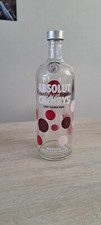 Absolut Vodka Cherrys  1000 ml leer SAMMLUNGSAUFLÖSUNG Deko, basteln
