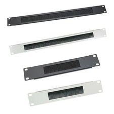 HMF Kabeldurchführung mit Bürsteneinsatz für Serverschrank 10" / 19" 1 HE