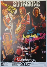 Scorpions, Poster, Plakat, Konzert, Concert, Frankfurt/M., 1984, Kieser