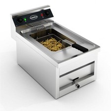 GASTRO ELEKTRO TISCHFRITEUSE 1X12L 9KW FRITTEUSE FÜR GASTRONOMIE