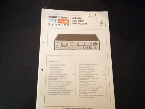 Original service manual - original,