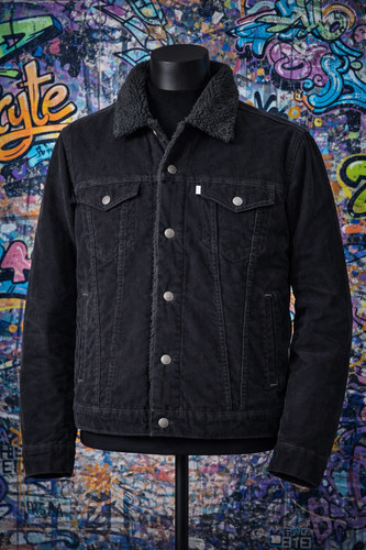 Levi sherpa trucker jacke - sherpa,