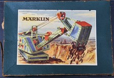 Märklin Metallbaukasten 1013, von 1962, gebraucht, mit Anleitungsheft