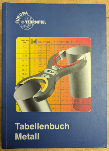 Tabellenbuch metall von 1999 - tabellenbuch,