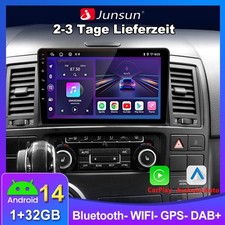 9" Für VW Multivan V T5 Transporter Android14 Autoradio CarPlay GPS Navi SWC DAB