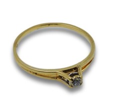 Solitär Diamant Ring 585 Gold