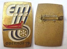 DDR Abzeichen Rennschlitten EM