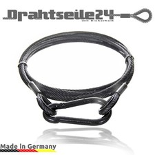 Stahlseil mit Ösen Kauschen