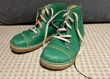 EJECT Leder-Boots grün