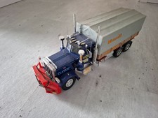 Peterbilt 359, Truck mit Planenaufbau, blau, 1:24, Revell, Tuning
