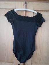 Balletttrikot von Sodanca mit Spitze, Gr. S 