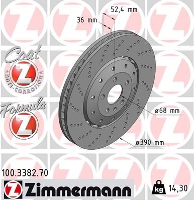 Zimmermann bremsscheibe - zimmermann,